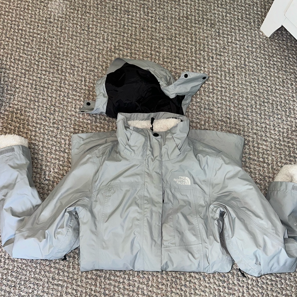 North Face Skiing Jacket With Fleece Insert